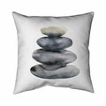 Begin Home Decor 26 x 26 in. Four Hot Stones-Double Sided Print Indoor Pillow 5541-2626-SL26